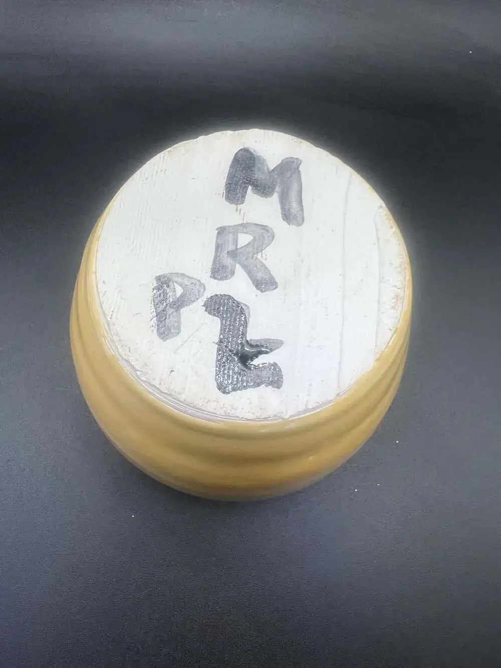 MRL Yellow Glazed Ceramic Small Planter Pot